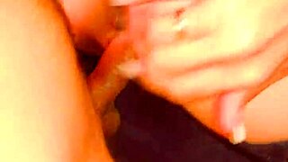 wife spreads legs wide for homemade anal pounding