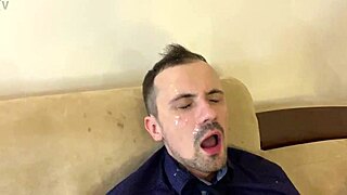 perverted slaves spit all over humiliated teacher face