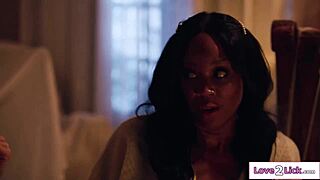 Busty Milf Demands Face Sitting Pussy Licking Threesome To Escape