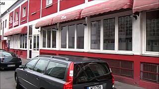 german tourist explores hannover's redlight ludwigstrasse district