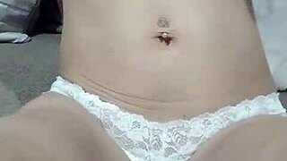 latina wife undresses solo showing natural tits and nipples