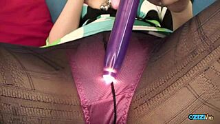 Young Asian Sucks Old Cock with Puffy Clit Thrill!