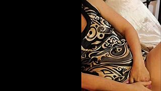 french slut in black satin panties takes deepthroat ass-to-mouth toys