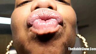 burgundy ghetto ebony's huge 40ff tits and ass tempt forever