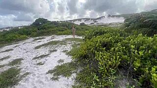 hey petite latina bent over getting face fucked check her big clit and ass