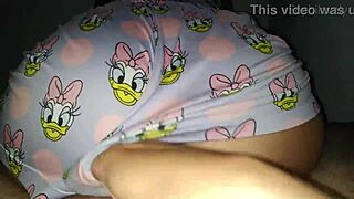 brunette teen rides old stud as he calls her perfect slut