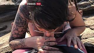 Naughty Public Tease on Ilhabela Beach Trip