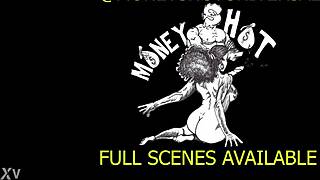 skarlit angel fingers her shaved punk pussy to juicy squirt