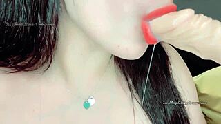 latina fists ass sucks dildo for hot joi facial