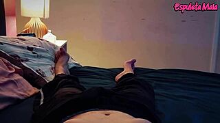 brazilian brunette smokes while blowing friend's cock sensually 🔥🍆