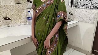 indian milf begs for doggystyle pounding in kitchen!