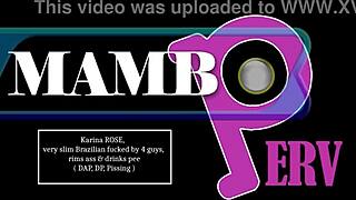karina rose slim brazilian rims ass in dp gangbang with bbc