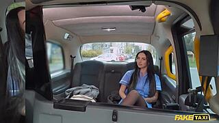 Hot Nurse Uniform Suck And Rough Taxi Fuck!