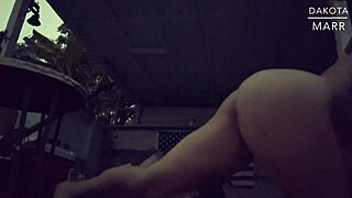 hey, check out dakota marr's fat pawg ass flashing nude by the pool