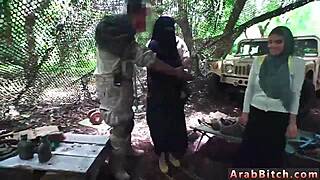 sexy arab student fucks hot arabic teen outdoors