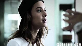 Lesbian stepsis resists huge cock temptation