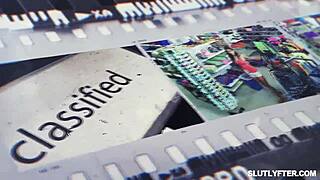 bella rolland's wet pussy pumped doggystyle by officer