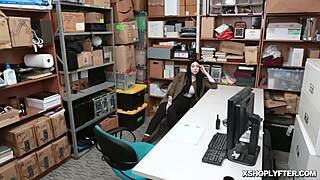 Hot Thief Pays Debt with Pussy Pounding in Shop