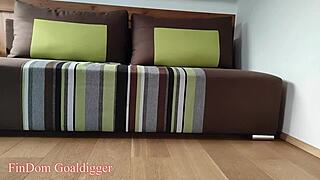 Worship Fierce Lady's Crossed Legs in Smelly Socks!