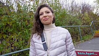 wanna see helina dream's big tits bounce on huge dick outdoors?