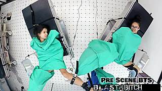 aria nicole plays nurse in steamy pov hospital scene