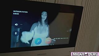 💦 Cumming buckets on neighbor's huge natural tits 😍🔥