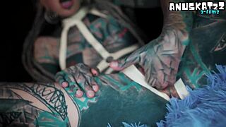 god my skinny goth ass prolapses and squirts from solo gaping play