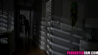 Petite skinny teen showers with monster cock for intense bathroom fuck