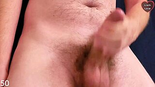 Watch my huge cock erupt in massive moaning cumshot session!