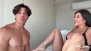 tunisian sara retali's hardcore pounding ends in creampie feast