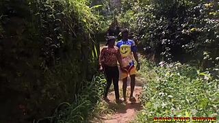 Sex Addicted Wife Craves Hardcore Fucking Anywhere on Village Path