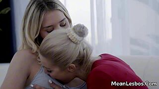 sensual blonde lesbians cherry kiss and sophia sterling kiss and devour wet pink pussies