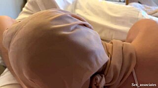 Shy Arab Woman Shares Emotional Hotel Bed Night