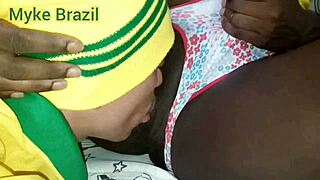 fernanda chocolate's big ass tits pounded hardcore by myke brazil during game