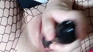 gostosa masturbates toy anal assfucking babe tease 🔥