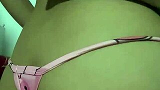 innocent latina teen in pigtails craves double anal pounding