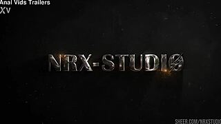 Lia Lin's first triple anal penetration destroys her tight holes