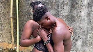 Curvy ebony rides monster cock effortlessly