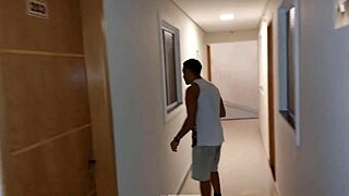 neighbor calls and ends up taking monster cock deep surprise!