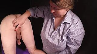 amateur couple milks prostate with vibrator and hands hmm feels good