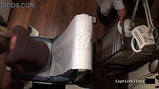 hope harper spreads ass in lesbian latex torment clinic