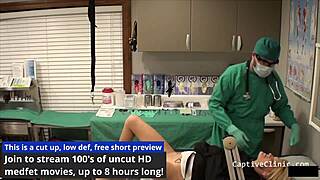 hope harper spreads ass in lesbian latex torment clinic