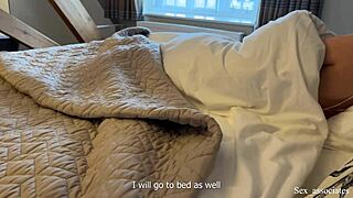 Shy Arab Woman Shares Emotional Hotel Bed Night