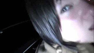 Exgirlfriend car blowjob swallow while driving dirty