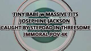 Josephine Jackson's Massive Stepdad Orgy Gangbang!