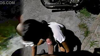 street pro takes anal for cheap cash