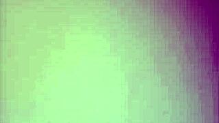 Skinny Horny Babe Masturbates Monster Cock on Bed