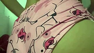 innocent latina teen in pigtails craves double anal pounding