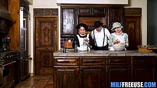 Amish milf fingered blown in front of husband!