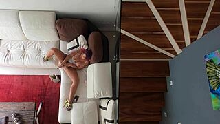 german milf fingers huge tits anal toys solo masturbation orgasm